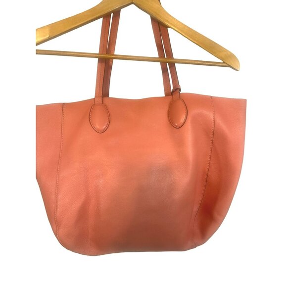 Michael Kors Lg Tote Bag Purse Reversible Cora Gold Detachable Zip Pouch Logo - Picture 2 of 9